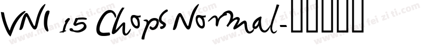 VNI 15 Chops Normal字体转换